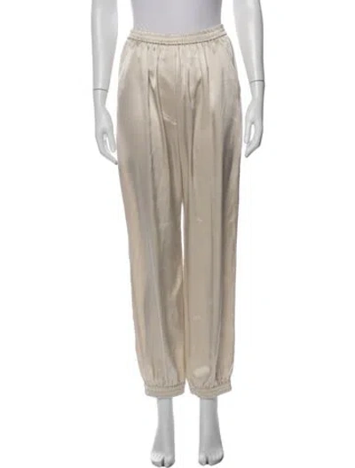 Pre-owned Nanushka Wide Leg Pants In Neutrals