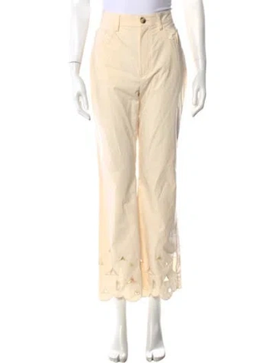 Pre-owned Nanushka Wide Leg Pants In Neutrals