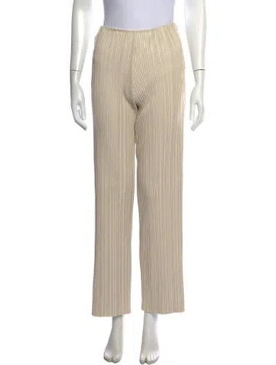 Pre-owned Nanushka Wide Leg Pants In Neutrals
