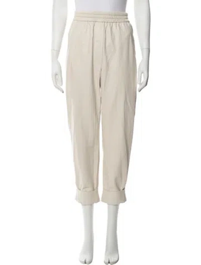 Pre-owned Nanushka Wide Leg Pants In Neutrals