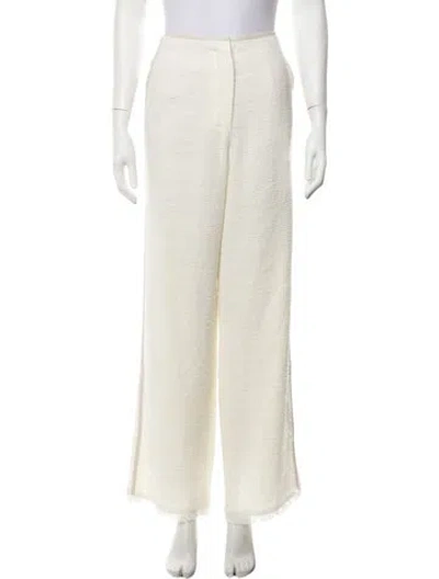 Pre-owned Nanushka Wide Leg Pants In Neutrals