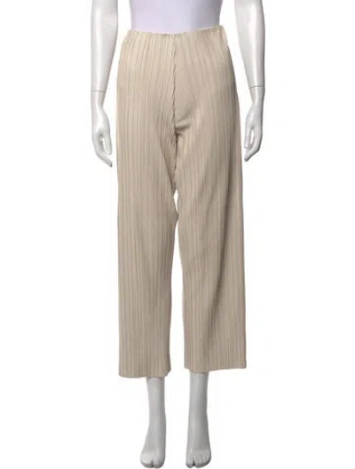 Pre-owned Nanushka Wide Leg Pants In Neutrals