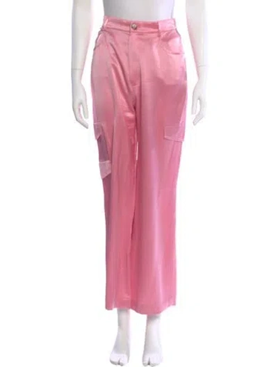Pre-owned Nanushka Wide Leg Pants In Pink