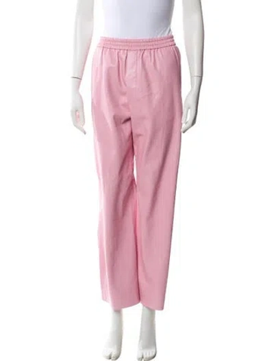 Pre-owned Nanushka Wide Leg Pants In Pink