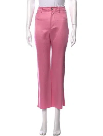 Pre-owned Nanushka Wide Leg Pants In Pink