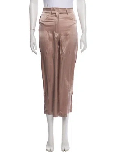 Pre-owned Nanushka Wide Leg Pants In Pink