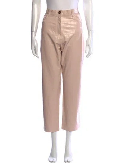 Pre-owned Nanushka Wide Leg Pants In Pink
