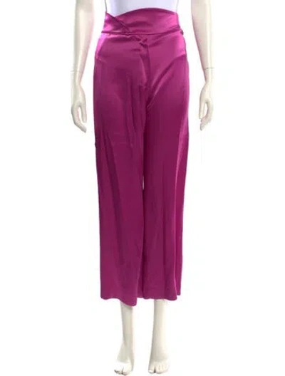 Pre-owned Nanushka Wide Leg Pants In Purple