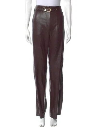 Pre-owned Nanushka Wide Leg Pants In Purple