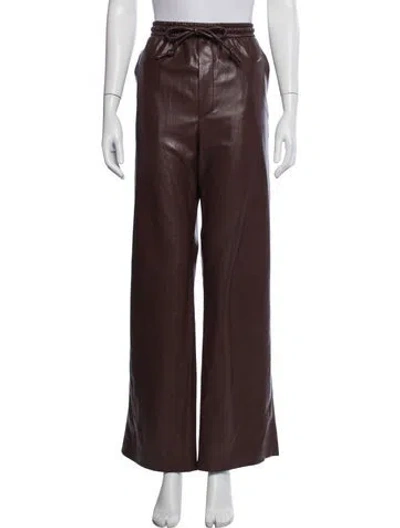 Pre-owned Nanushka Wide Leg Pants In Purple