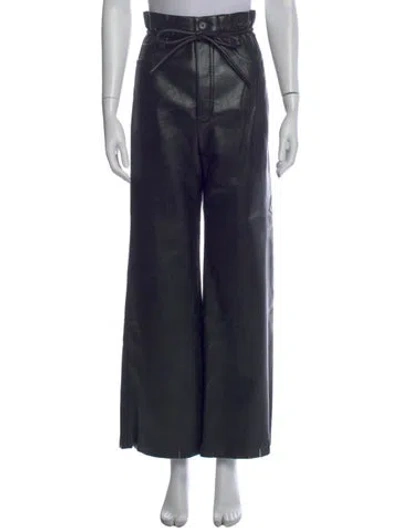 Pre-owned Nanushka Wide Leg Pants W/ Tags In Black
