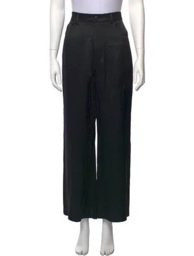 Pre-owned Nanushka Wide Leg Pants W/ Tags In Black