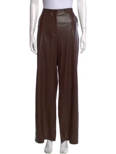 Pre-owned Nanushka Wide Leg Pants W/ Tags In Brown