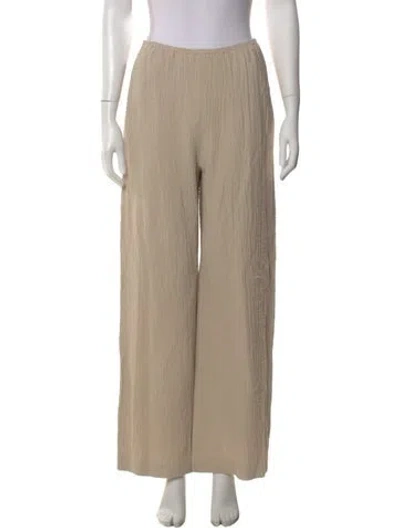 Pre-owned Nanushka Wide Leg Pants W/ Tags In Neutral
