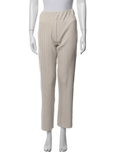 Pre-owned Nanushka Wide Leg Pants In White