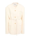Nanushka Woman Blazer Cream Size M Polyester, Viscose, Elastane In Neutral