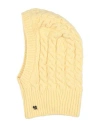 Nanushka Woman Hat Yellow Size Onesize Merino Wool, Polyamide, Cashmere, Elastane In Yellow