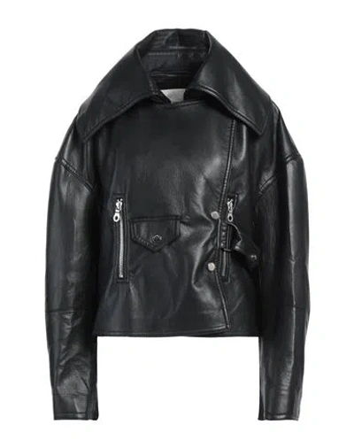 Nanushka Woman Jacket Black Size M Polyester