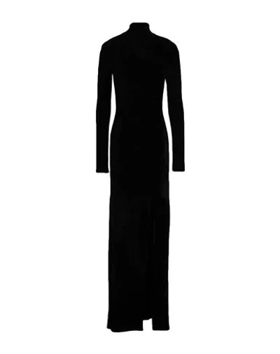 Nanushka Woman Maxi Dress Black Size M Viscose, Polyamide