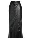 Nanushka Woman Maxi Skirt Black Size S Polyurethane, Recycled Polyamide In Black