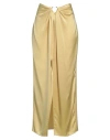 Nanushka Woman Maxi Skirt Yellow Size Xs Triacetate, Polyester In Yellow