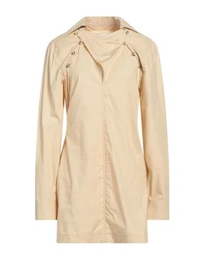 Nanushka Woman Short Dress Beige Size L Cotton