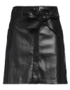 Nanushka Woman Mini Skirt Black Size M Recycled Polyester In Black