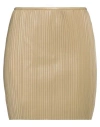 Nanushka Ymke Pleated Miniskirt In Beige