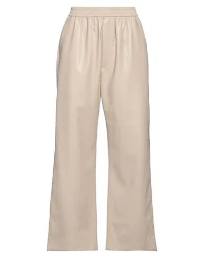 Nanushka Woman Pants Beige Size L Polyurethane, Polyester