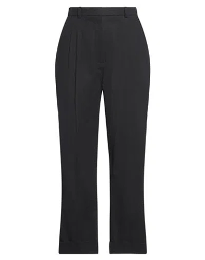 Nanushka Woman Pants Black Size L Cotton, Linen