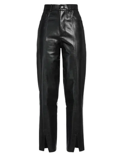 Nanushka Woman Pants Black Size L Polyester, Polyurethane