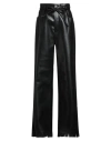 Nanushka Woman Pants Black Size L Polyester, Polyurethane, Leather, Polyamide