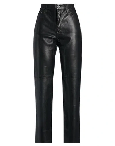 Nanushka Woman Pants Black Size L Polyurethane