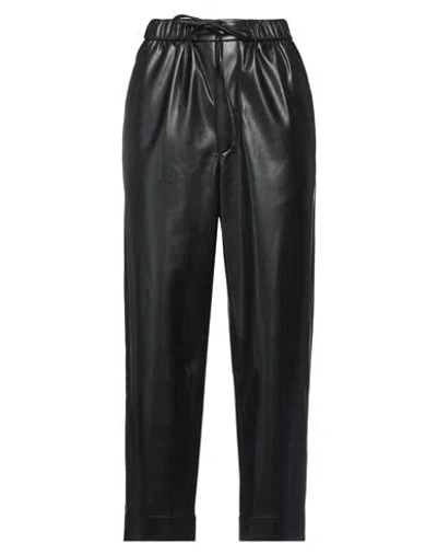 Nanushka Woman Pants Black Size L Recycled Polyester, Polyurethane, Viscose