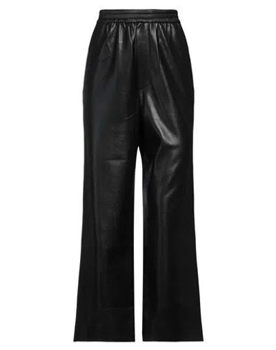 Nanushka Woman Pants Black Size S Polyurethane, Polyester