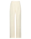 Nanushka Woman Pants Cream Size M Acetate, Polyester In White