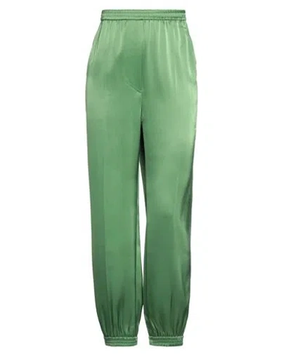 Nanushka Woman Pants Green Size Xs Triacetate, Polyester