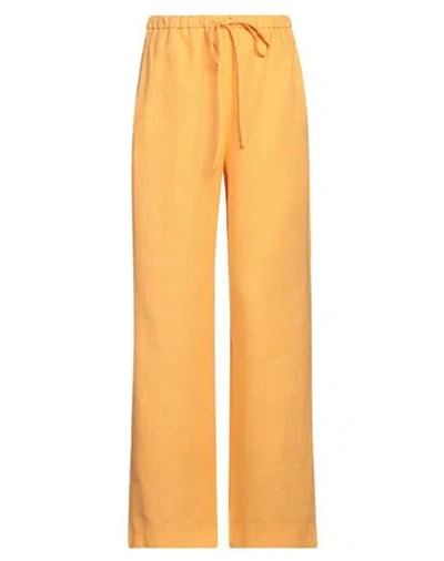 Nanushka Woman Pants Mandarin Size S Linen