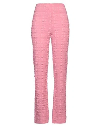 Nanushka Woman Pants Pink Size L Recycled Polyester, Polyamide, Elastane