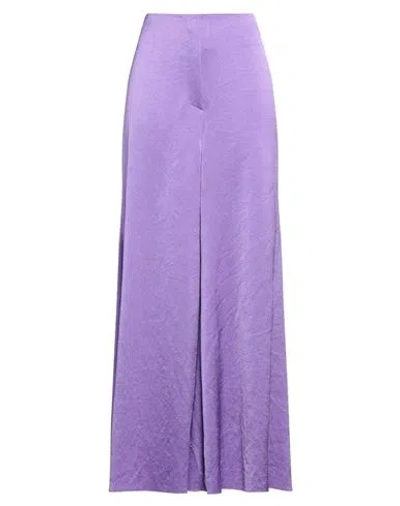 Nanushka Woman Pants Purple Size L Polyester