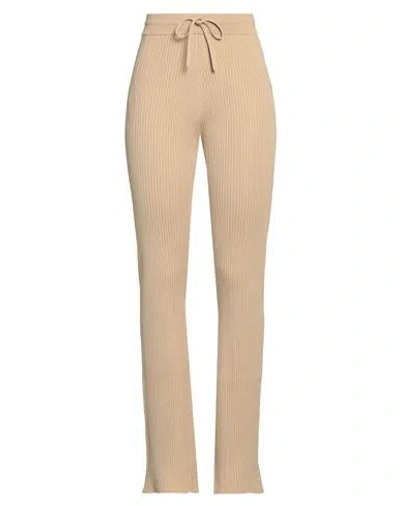 Nanushka Woman Pants Sand Size M Viscose, Polyamide, Elastane In Beige