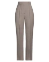 Nanushka Woman Pants Taupe Size L Wool In Grey