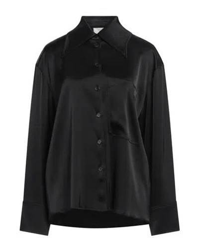 Nanushka Woman Shirt Black Size Xs Triacetate, Polyester