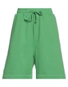 NANUSHKA NANUSHKA WOMAN SHORTS & BERMUDA SHORTS GREEN SIZE L ORGANIC COTTON