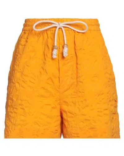 Nanushka Woman Shorts & Bermuda Shorts Mandarin Size M Cotton
