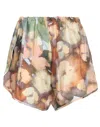 Nanushka Woman Shorts & Bermuda Shorts Sand Size Xs Silk In Sand