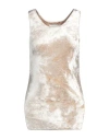 Nanushka Woman Sweater Beige Size L Viscose, Polyamide In Beige