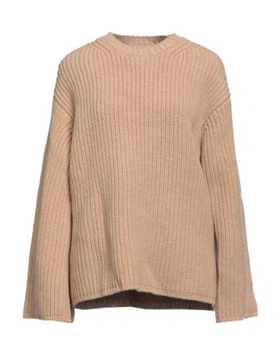 Nanushka Woman Sweater Camel Size Xxs Merino Wool, Cashmere In Beige