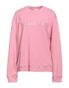 Nanushka Woman Sweatshirt Pink Size M Organic Cotton In Pink