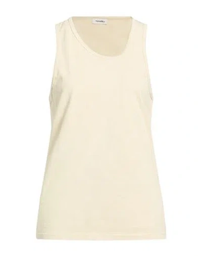 Nanushka Woman Tank Top Beige Size M Organic Cotton In Sand